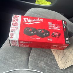 Two Brand New Batteries, 5.0+ Rapid Charger