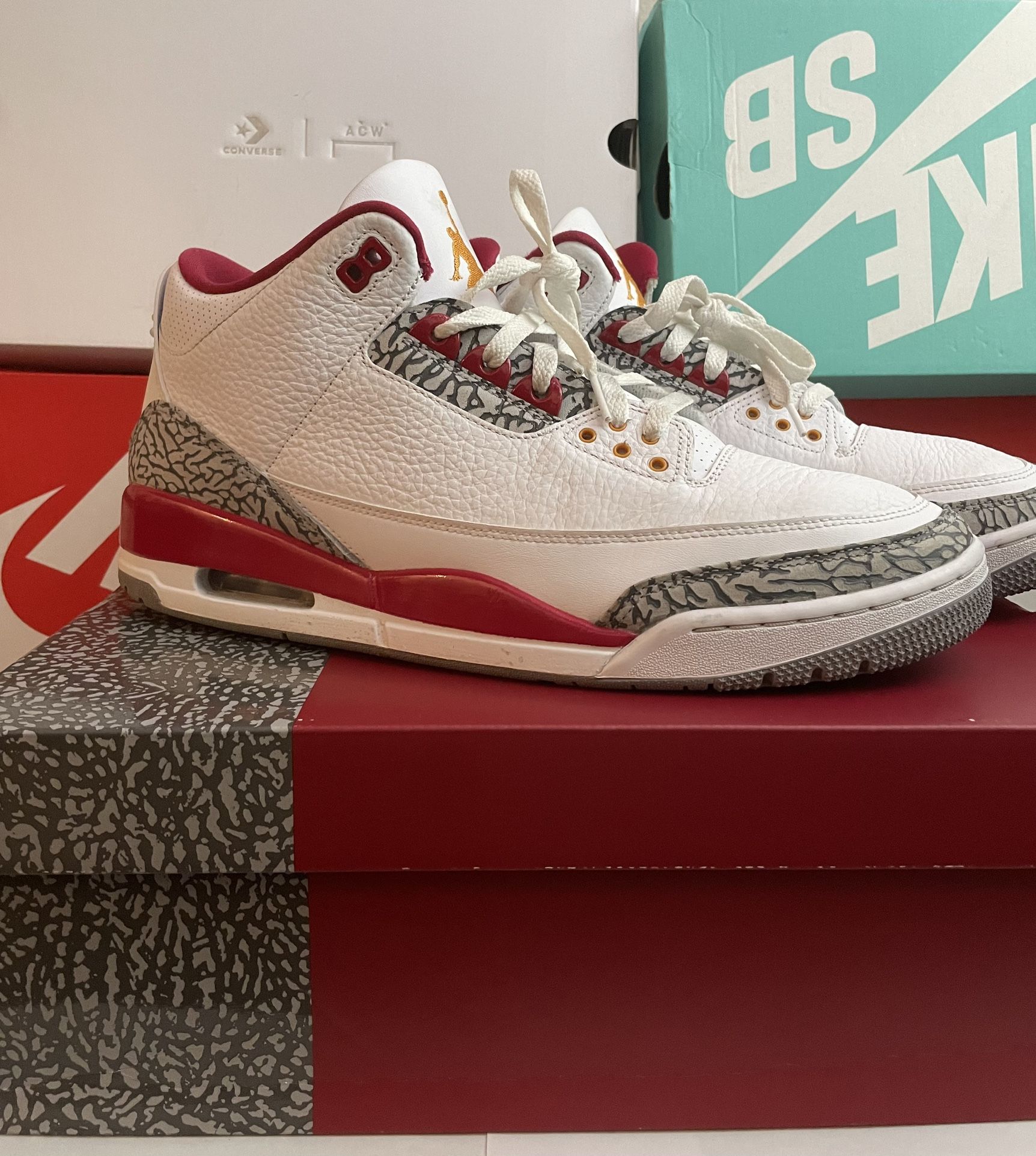 Jordan 3 Cardinal sz 13