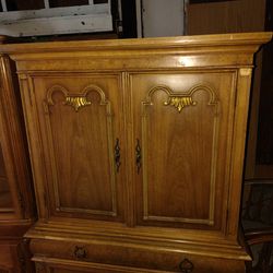 Cabinets and with dresser