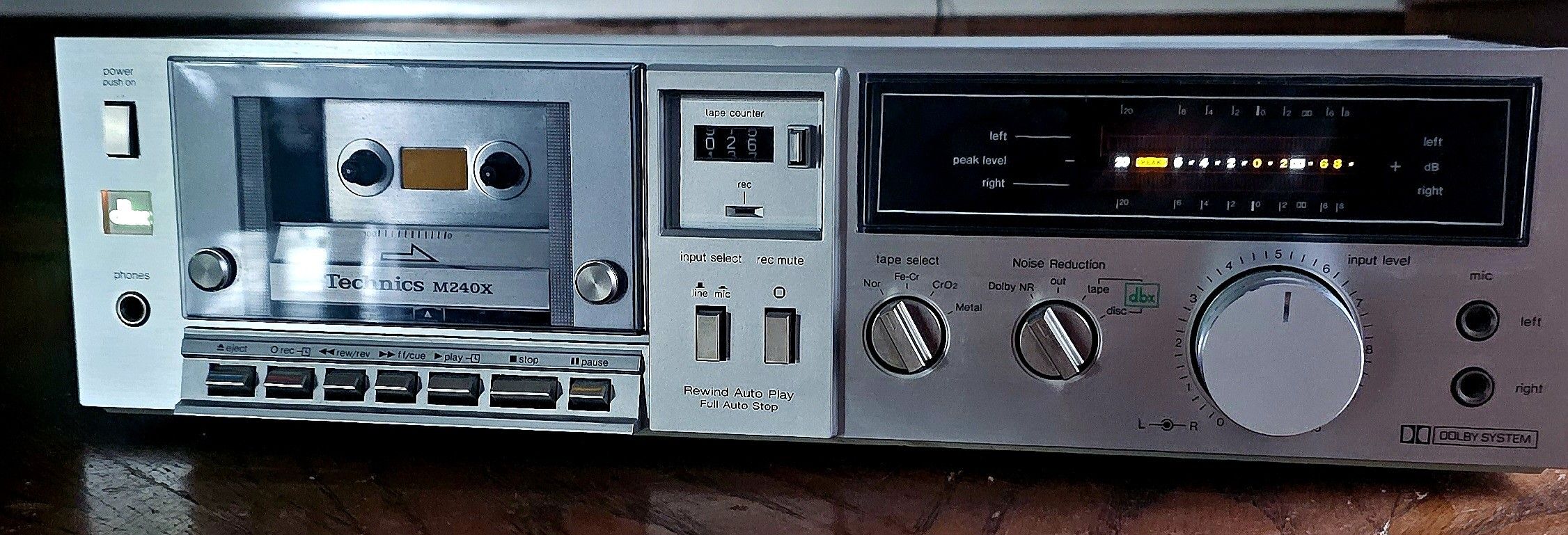 Technics RS M240X Stereo Cassette Deck