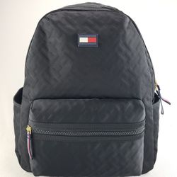 New Tommy Hilfiger Backpack Monogram Black $108
