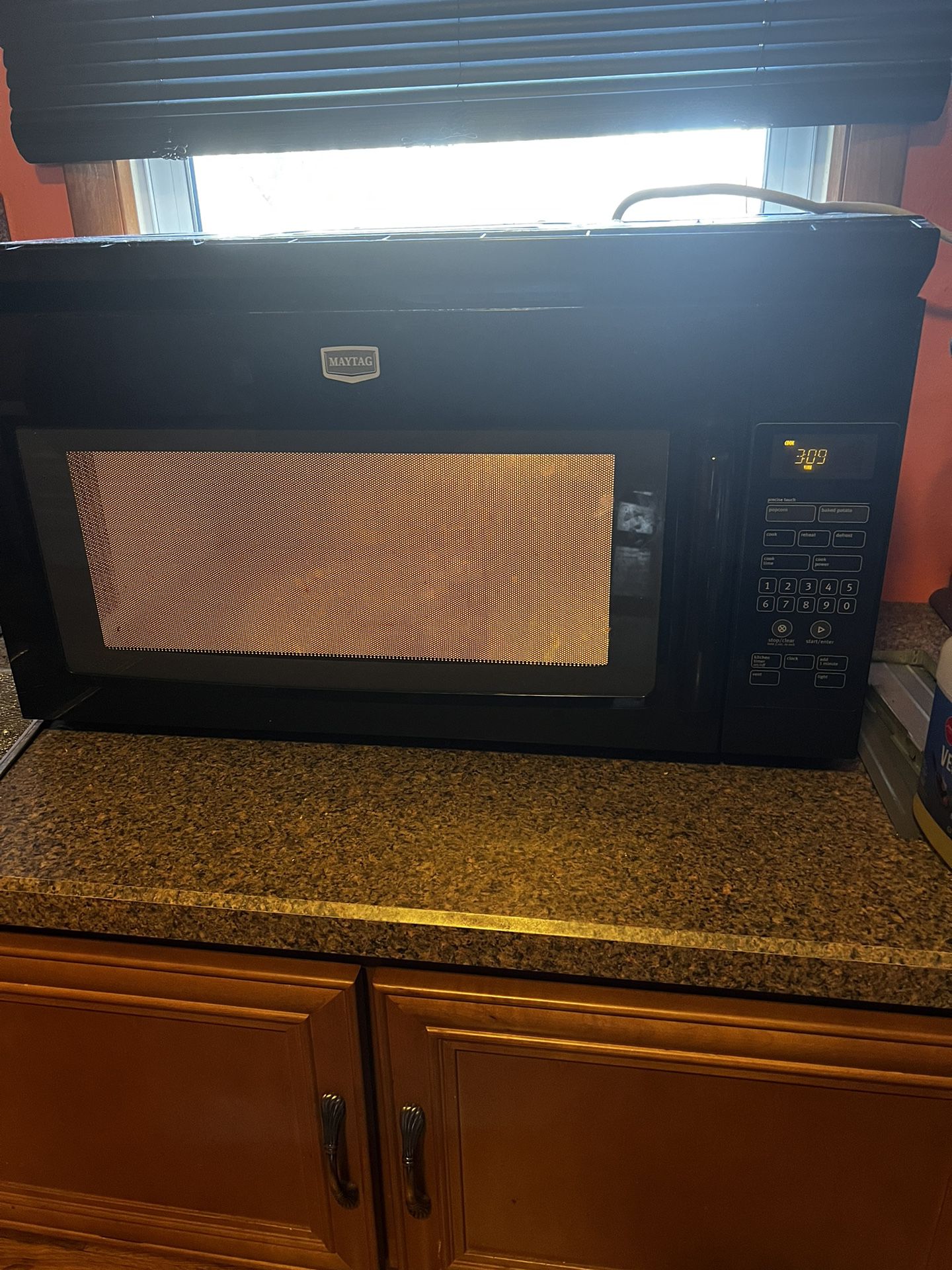 Black Maytag Microwave 30 Inches 