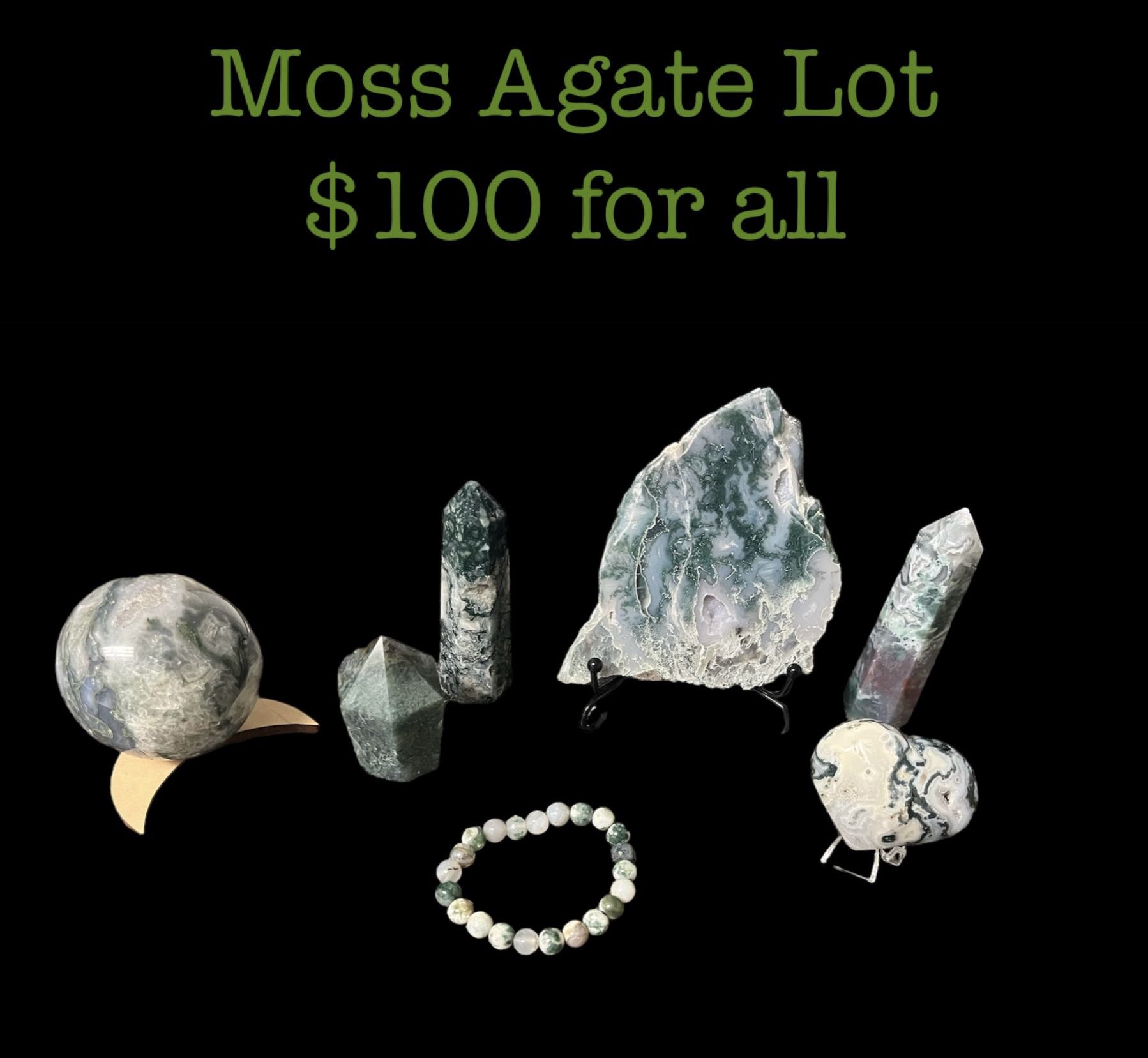 Moss Agate Lot 