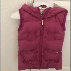 Girls Juicy Couture Puffer Vest Size 6
