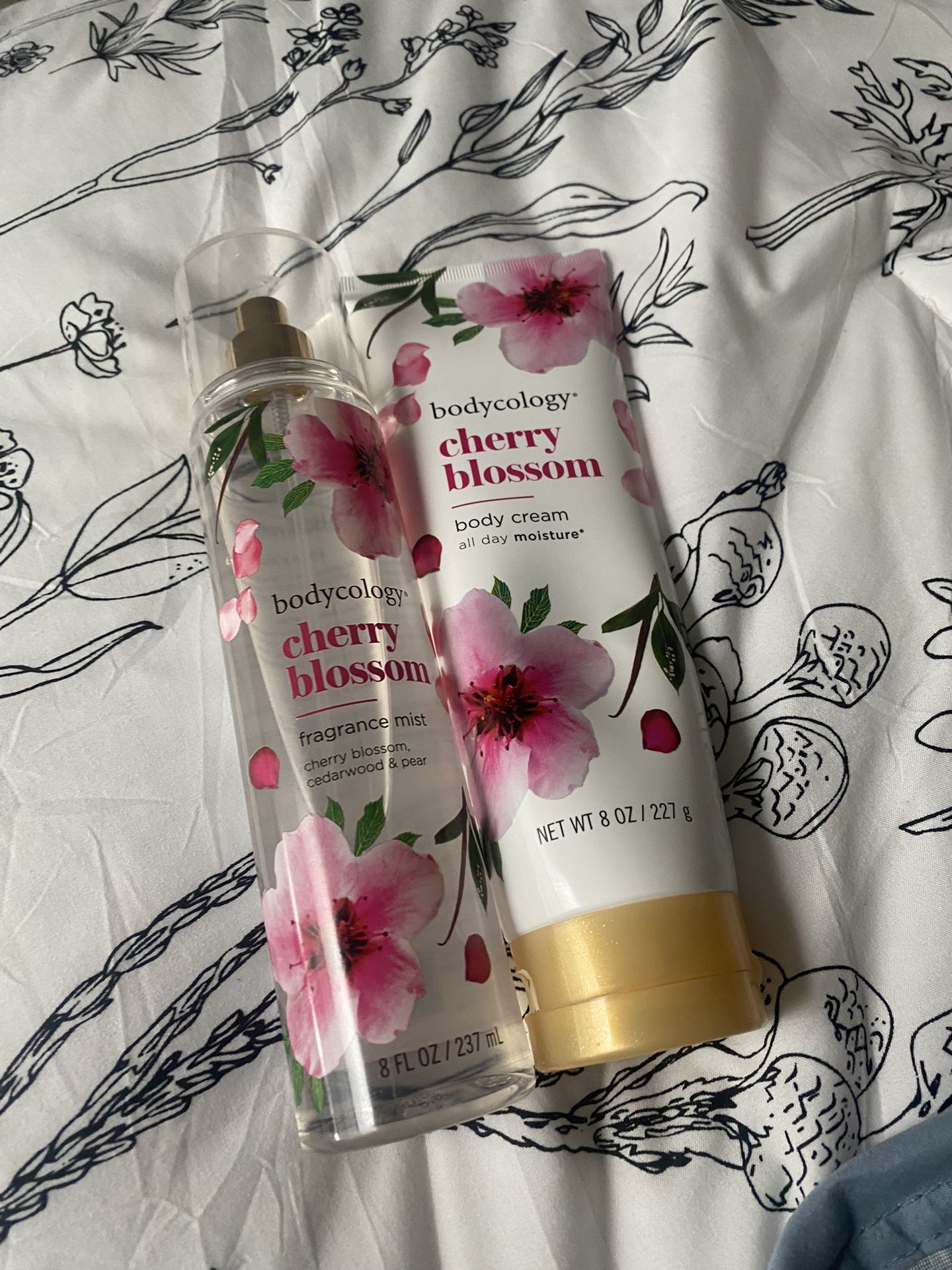 perfume and lotion set