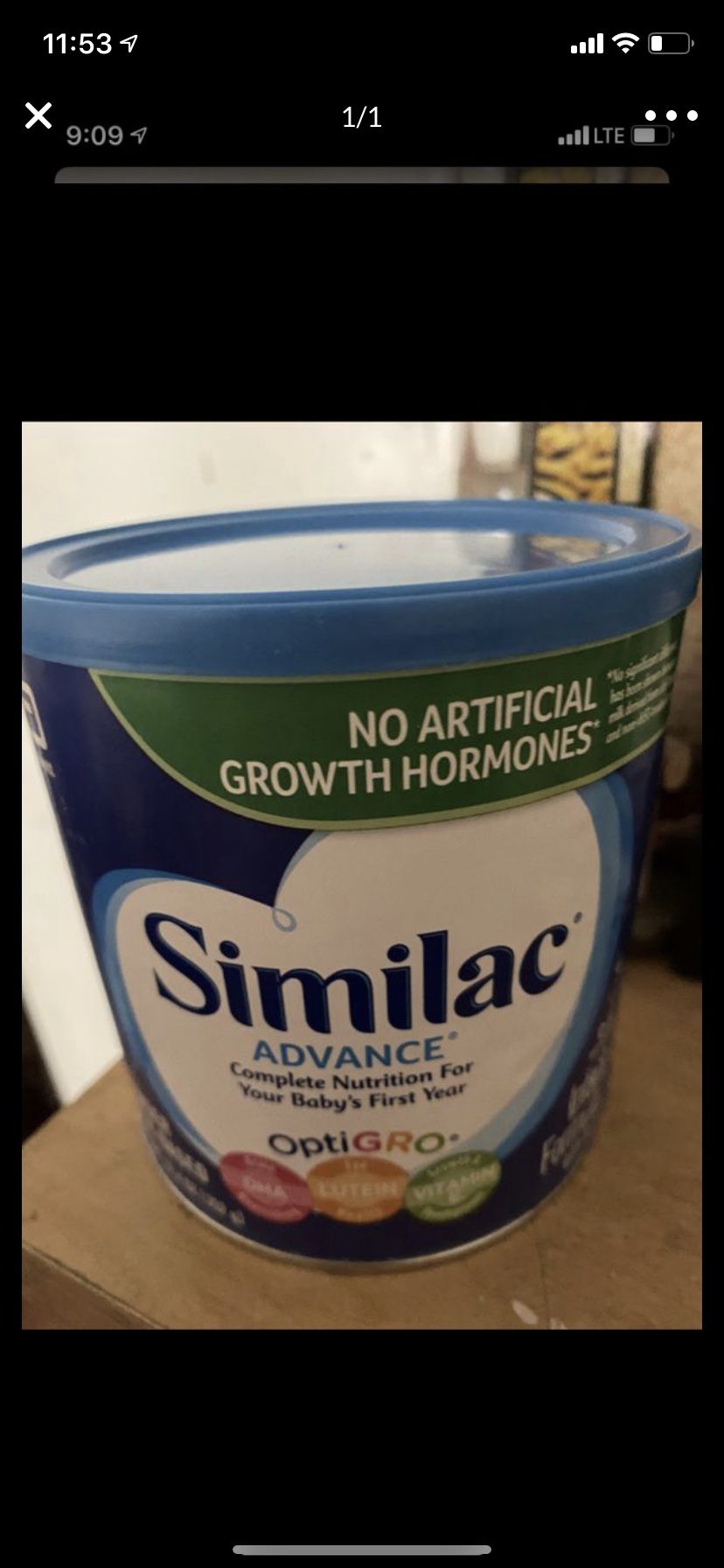 similac advance formula