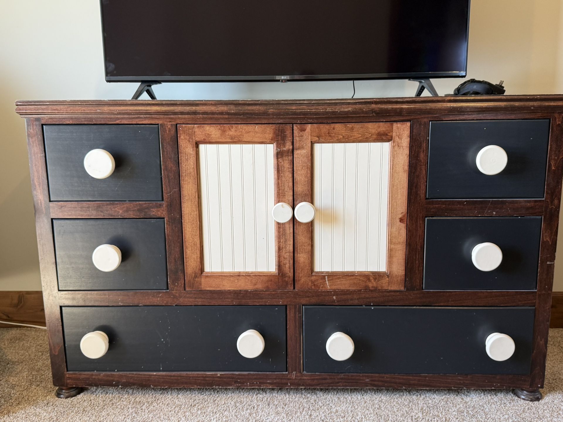 Bookshelf And Dresser Set