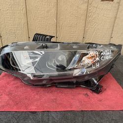 2019 2020 2021 HONDA CIVIC LEFT SIDE HEADLIGHT OEM USED