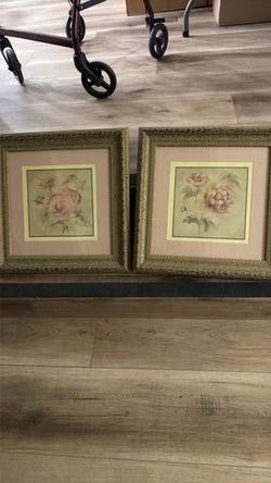 Pink roses with nice frame
