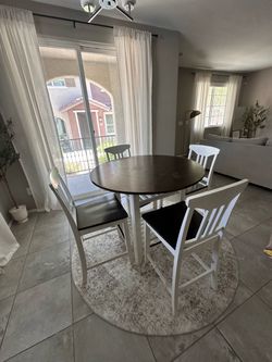 Pub Style Dining Table and Chairs