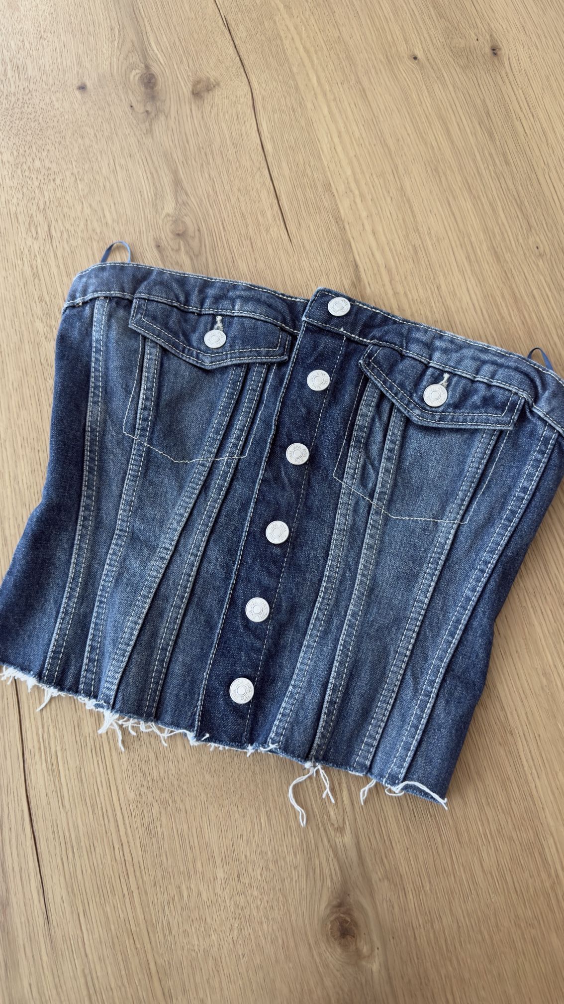 Zara Denim Top