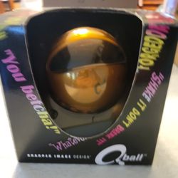 Q Ball Sharper Image Design QBall Tells All Answers Green New In Box