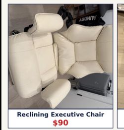 Reclining executive chair