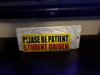 Pack of 3 student driver magnets for vehicle