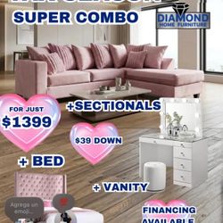 3 Room Packages deal Pink ❤️🚛☺️❤️🥰