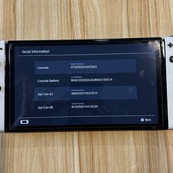 Nintendo Switch OLED model