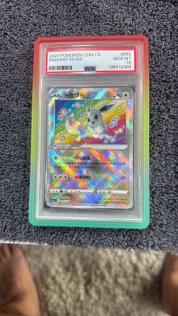 Radiant Eevee CS5A PSA 10 Pokemon