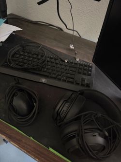 Razer Keyboard, Mouse, Headset