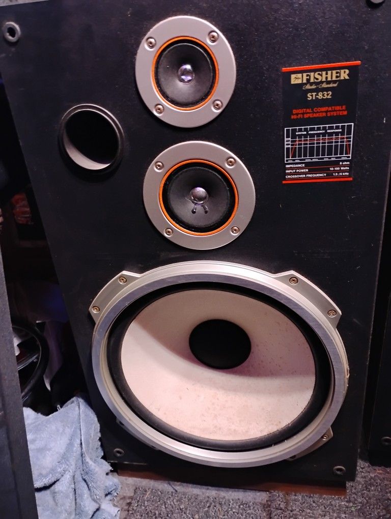 Fisher Studio Or Home Speakers 