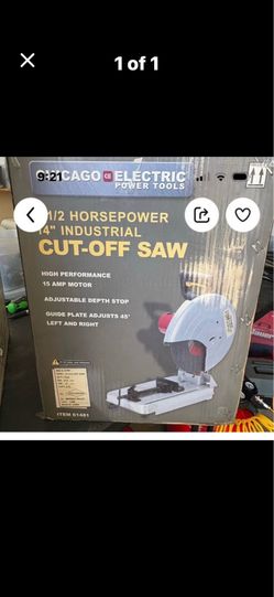 New cutoff saw
