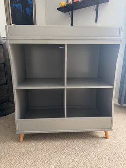 Delta Children convertible bookcase and changing table