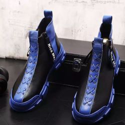 High boot with zipper. Mens Fashion Design  