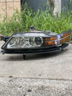 2007 2008 Acura TL Type S Headlight Left Driver Xenon Lamp Oem 