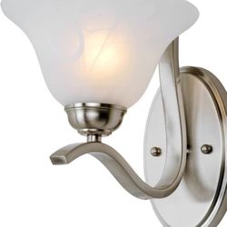 Trans Glob Lighting TG2825 BN Transitional One Wall Sconce Outdoor-Post-Lights, Pewter, Nickel, Silver

