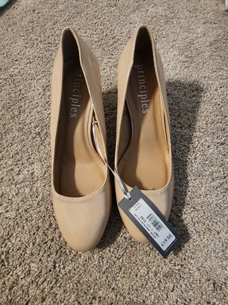 Nude Heels Brand New With Tags
