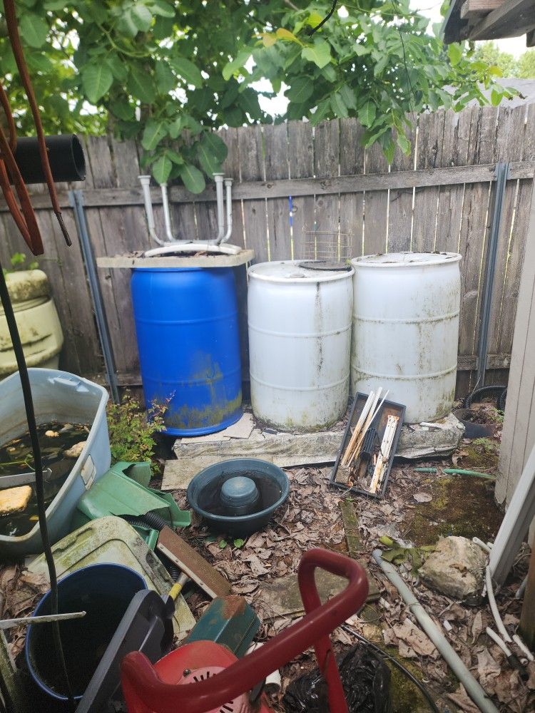 Free Rain Water Containers