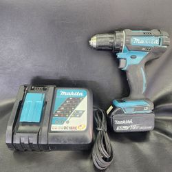 Makita Cordless Drill/Driver XFD10 & GENUINE 3.0 AH BATTERY 
