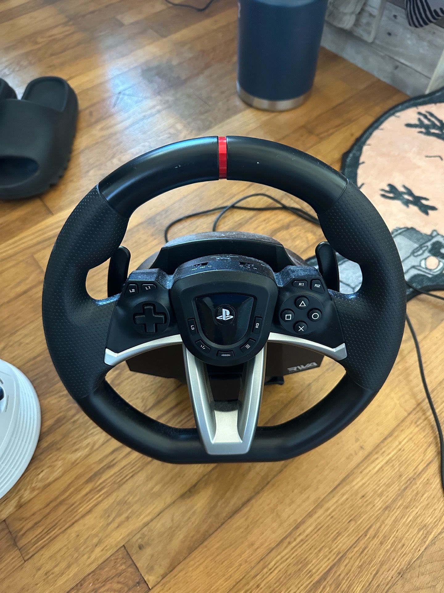 Racing wheel and pedals for PC/PS5/XBOX