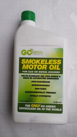 Smokeless engine oil, 8 bottles