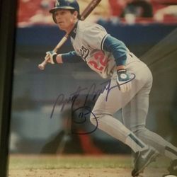 Signed Dodgers Great Brett Butler