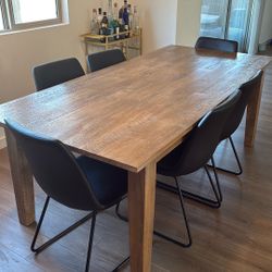 Crate And Barrel Dining Table