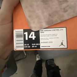 Air Jordan 3 Retro Jth Nrg In Box 