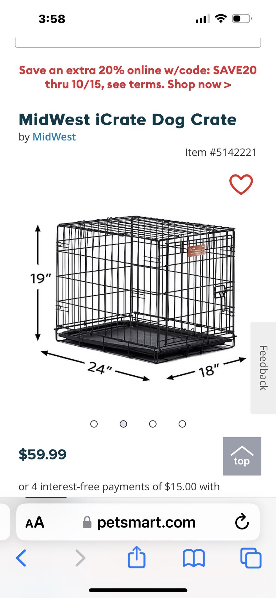 Dog Wire Crates/kennels 