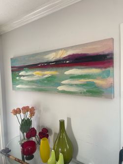 Abstract Landscape Painting on Canvas
