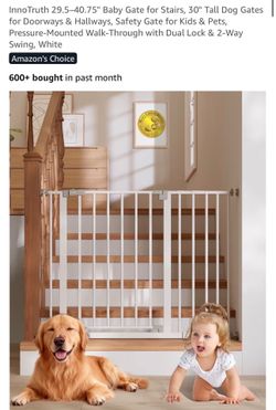 InnoTruth 29.5–40.75" Baby Gate for Stairs