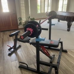 Bench Press With Bar And Weights