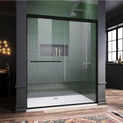 ELEGANT Semi-Frameless Sliding Shower
