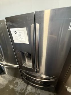 LG French Door Refrigerator Black Stainless