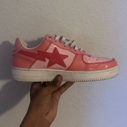 Pink And White Bape Sta