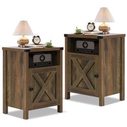 Set Of 2 nightstands- BRAND NEW