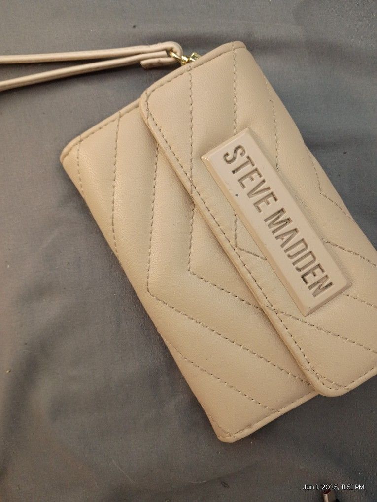 Steve Madden Woman's Brena Wallet (BEIGE)
