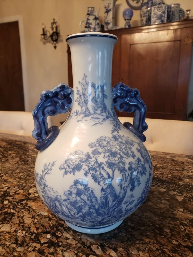 Blue And White Porcelain Vase