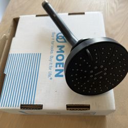 Moen Rain Shower Showerhead Matte Black