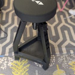 FreekyFit Adjustable Shop Stool (360 Swivel, Padded Seat, Tool Tray, 350lbs Capacity)