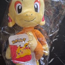 Pokemon Chinchar Plush 9” Jazwares New With Tags NWT Plushie Stuffed Collectors 