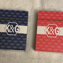 K&G  Playing Cards, 12Pack, Decks of Cards Bulk, Poker Size, Standard Index, for  Blackjack, Euchre, Canasta Card Game, 6 Blue and 6 Red, Casino Grade